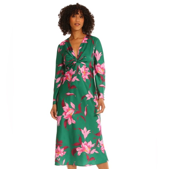NWT - Maggie London - Floral Rayne Maxi Dress - Picture 1 of 11